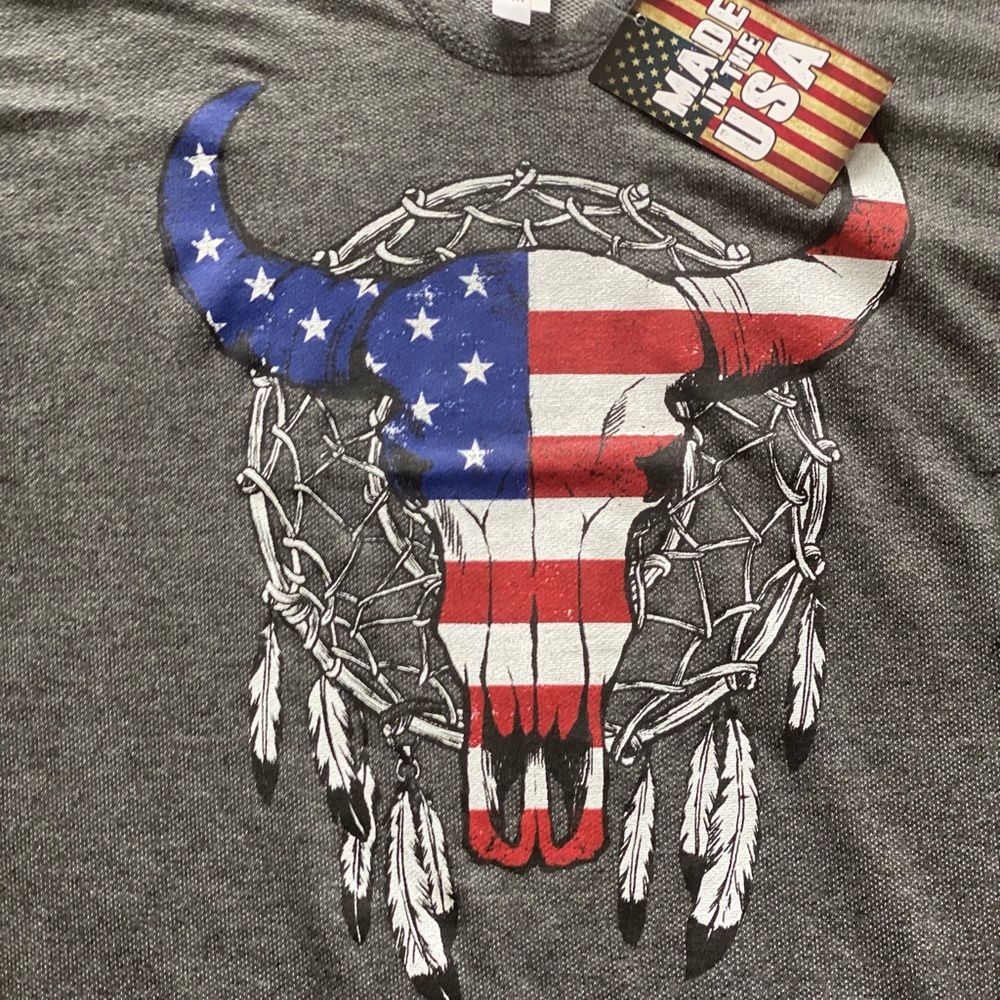 Liberty Wear Patriotic Shirt Sz S